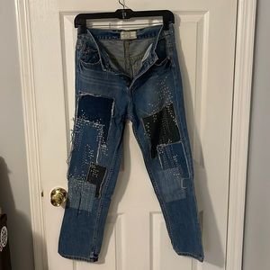 Free People Sanborn Denim Jeans size 26